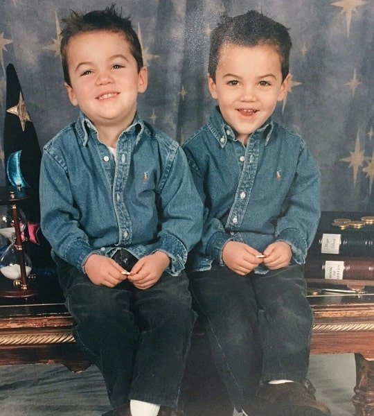 grayson dolan childhood photo brother