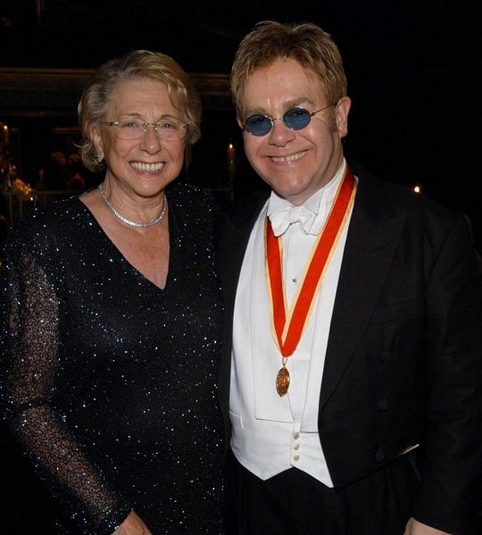 elton john mother