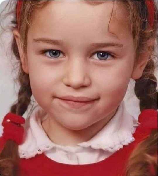 emilia clarke childhood photo