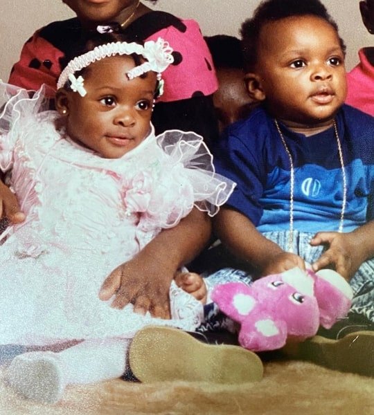 victor oladipo childhood photo sister