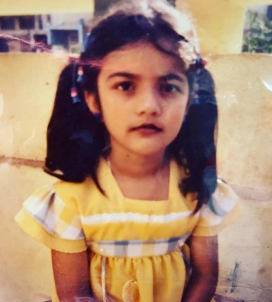 Ridhima Pandit Childhood Photo