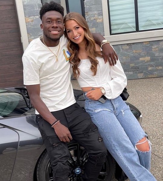 alphonso davies ex-girlfriend