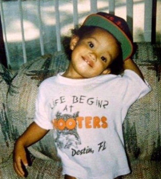 kiersey clemons childhood photo